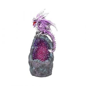 Nemesis Now Statuette de Garde en Cristal améthyste Violet