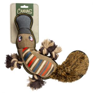 Jouet peluche pour chien ornithorynque Duvoplus Canvas