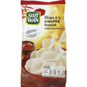 Suzi wan Chips &agrave; la crevette - Le sachet de 50g