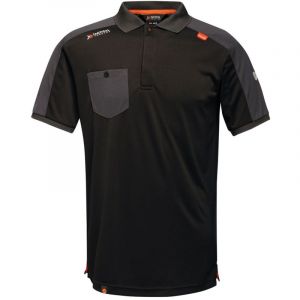 Regatta Polo de Travail Homme Tactical Threads &Eacute;vacuant Rapidement L'humidit&eacute; Offensive T-Shirts/Polos/Vests Homme Black FR: XL