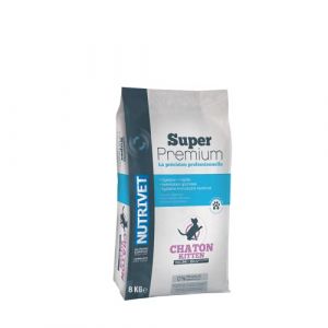 Nutrivet Croquette Super Premium Chaton 8kg