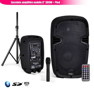 Ibiza Sound Ibiza Hybrid8VHF-BT + Pied