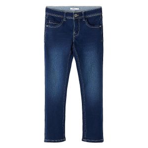 name it NKMSILAS DNMTAX Pant Noos Pantalons, Bleu foncé Denim, 158 cm Garçon