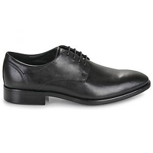 Ecco Homme Citytray Plain Toe Tie Tissu Oxford, Schwarz, 42 EU
