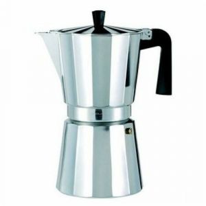 Valira Cafeti&egrave;re Italienne VITRO 12T Argent&eacute; Aluminium 12 Tasses