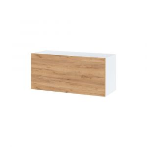 Cuisineandcie - Meuble haut SLIM de cuisine Bellissi Chene 1 porte relevable L 90 cm