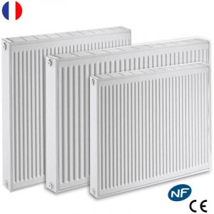 De Dietrich Radiateur eau chaude réversible Acier Blanc Type 22 Chauffage central Taille - T22 HR L70xH40 823W