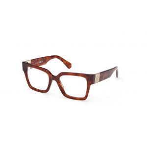 MAX&Co Femme MO5175 053 Montures optiques Acétate Havane Carré Normale