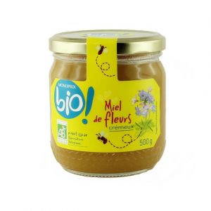Monoprix Bio Miel de fleurs cr&eacute;meux bio - Le pot de 500g