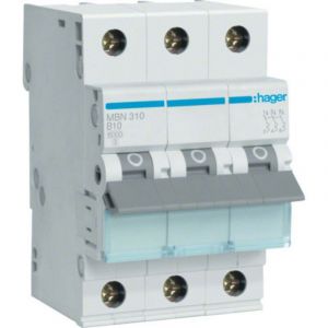 Hager Disjoncteur MBN310 MBN310 triphas&eacute; 10 A 230 V, 400 V 1 pc(s)