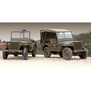 Image de Capote tissu Jeep Willys 1/6 RocHobby