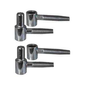 Cîme Fiche à visser mâle et femelle, diamètre de perçage 6mm H38xD13mm - 2 pièces.