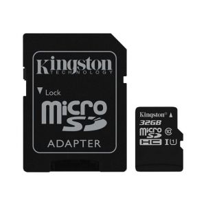 Kingston SDC10G2/32GB - Carte m&eacute;moire microSDHC 32 Go Class10 UHS-I + adaptateur SD