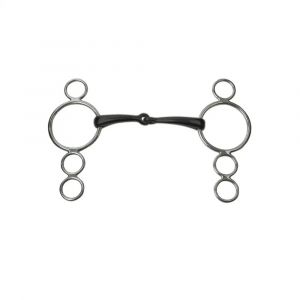 Mors double brisures pour cheval JP Korsteel Ring Dutch Gag Bit