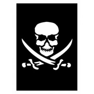Pochoir adhésif Pirate