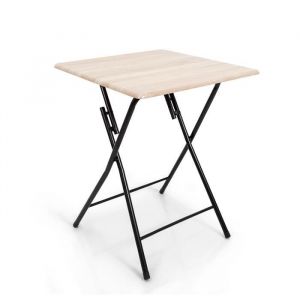 Milton & Oldbrook Table Pliante 60 x 60 cm Valongo Bois