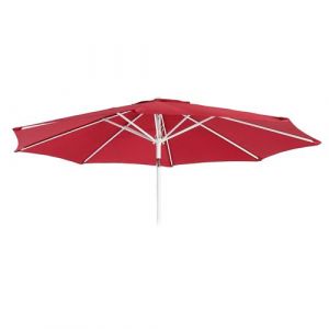Housse de rechange pour parasol N18 Ø 2,7m tissu/textile 5kg rouge