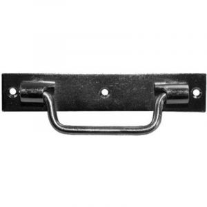 Mermier Poignée sur platine 140 mm BOURG zingué blanc - 342143