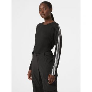 Helly Hansen Maillot De Corps Manche Longue Lifa Active Stripe Crew M Black