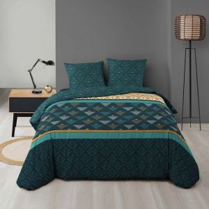 Housse de couette 240x220 + 2 taies Triade microfibre