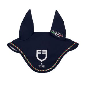 Bonnet court en tissu extensible avec cordon Equestro X Fise