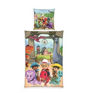 Herding Parure de lit enfant DINO RANCH 135x200 cm - Taille 135x200 cm