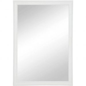 Image de Jolipa Miroir rectangulaire bois blanc 70x3x100cm