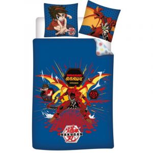 Aymax Parure de lit r&eacute;versible Bakugan - 140 cm x 200 cm