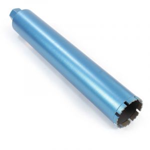 wiltec Foret diamant pour Carotteuse Ø 82 mm – Rendement moyen – 1¼ UNC – Longueur 450 mm – Métal fritté – Forage à humide – Chantier Carrelage Béton