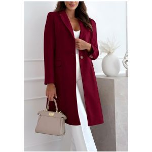 Kebello Manteau Manteau Mi Long Bordeaux F