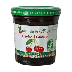 Confit de provence Confiture Extra de Cerise Griotte BIO 370g