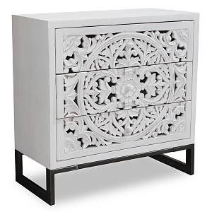 Image de Stanley Commode 3 tiroirs Serena Blanc