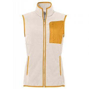 Vaude Women's Rosemoor Fleece Vest - Polaire sans manches taille 38, beige