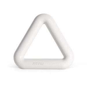 KETTLEBELL TRIANGULAIRE Shapes Collection by Patry Jordán 3.2kg, acier silicone souple, poignée ergonomique - FITFIU Fitness