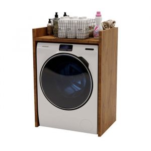 MRBLS_HOME Armoire pour machine à laver, sèche-linge, meuble de salle de bain, buanderie, plusieurs couleurs, 66 x 97 x 48 cm, rétro (Mirabilesse, neuf)