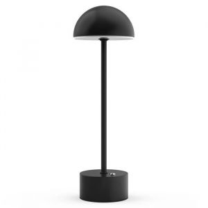 Tomons Lampe de Chevet Sans Fil LED, Contrôle Tactile, Température de Couleur Ajustable, Lampe de Table LED, Noir