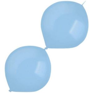 Amscan Ballons pendulaires 15 cm en latex bleu bébé 100 pièces