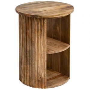 Table de chevet en bois de manguier Maëva