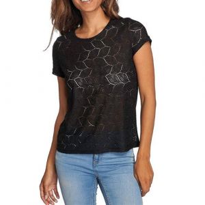 Image de Tee shirt manches courtes Jacqueline de yong Tag black mc tee l Noir Taille : XS r&egrave;f : 93534