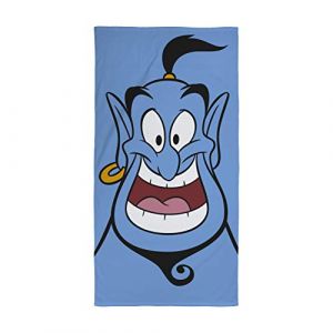 Character World Aladdin Genie Serviette de Plage Multicolore 70 x 140 cm