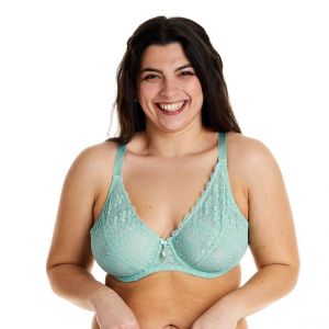 Soutien-gorge &agrave; armatures grand maintien vert Inuit