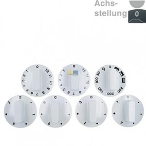 Kit bouton blanc 7 pièces