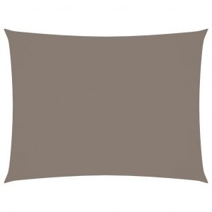 Image de VidaXL Voile de parasol Tissu Oxford rectangulaire 5x7 m Taupe