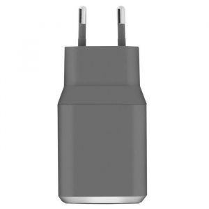 Force power Chargeur Secteur 3A + Câble USB type C 1.2m Garantie à vie Gris