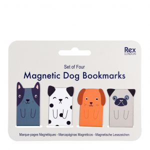 Jeux d'imagination marque-pages magnétiques chiens enfant Rex London (x4)