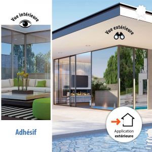 Film anti chaleur - Argent chromé - Haute durabilité - 75 cm x 10 m - en Rouleau