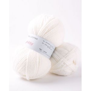 Pelote de fil &agrave; tricoter Looping craie - Phildar