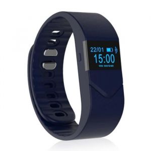 Td Smart Watch Bleu Marine Multi Fonction Bracelet Moniteur Fréquence Cardiaque Bluetooth Fitness Tracker Compatible Android Ios