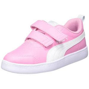 Puma Courtflex V2 V PS, Baskets, Prism Pink White, 32 EU