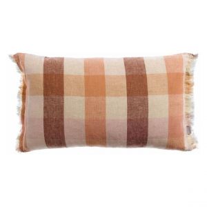 Declikdeco Coussin imprimé Kate Terracotta